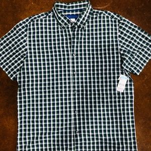 Plaid Button Down Sear Simply Style Shirt